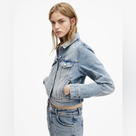 Awesome All saints denim jacket!!! ✨ - Picture 2 of 6